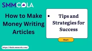how to make money writing articles