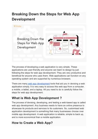 Best Web App Development Company