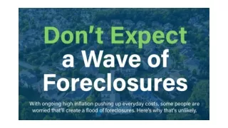 Chicago: Don’t Expect a Wave of Foreclosures.
