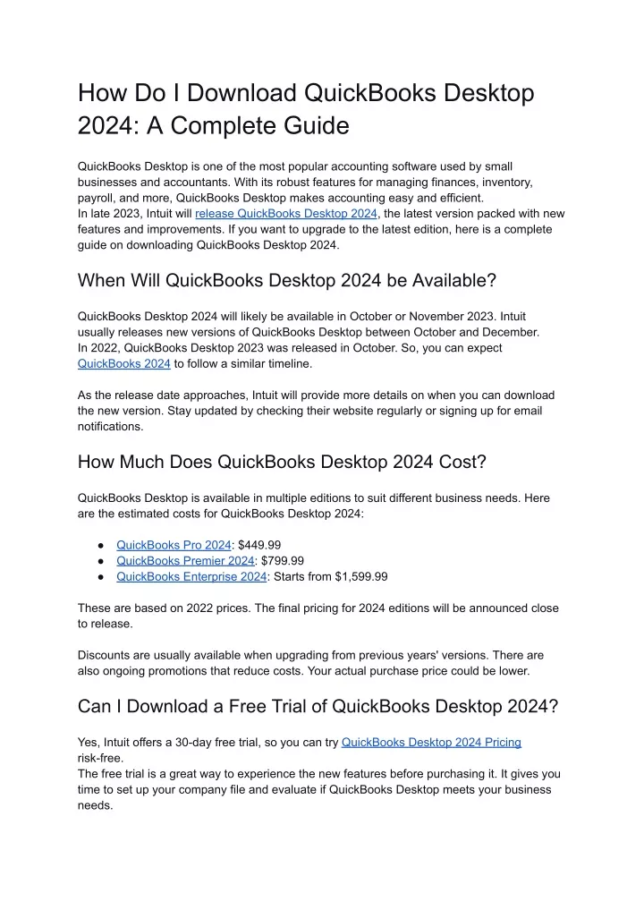 PPT How Do I Download QuickBooks Desktop 2024_ A Complete Guide