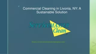 A Sustainable Solution for Commercial Cleaning