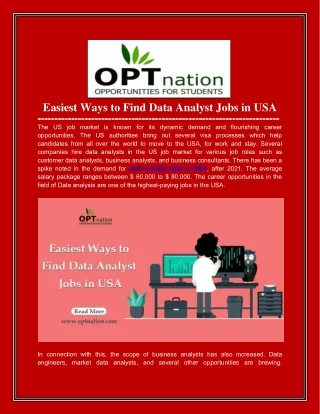 easiest ways to find data analyst jobs