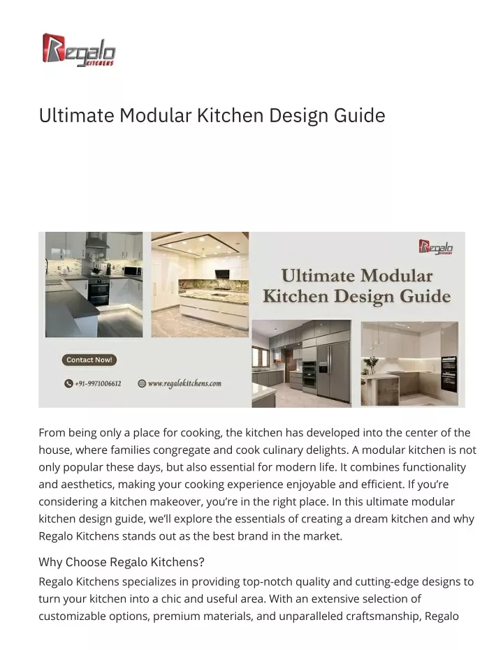 ultimate modular kitchen design guide