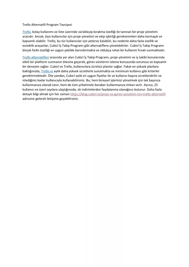 trello alternatifi program tavsiyesi