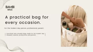 A practical bag for every occasion