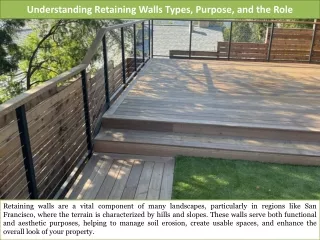 Understanding Retaining Walls Types Purpose and the Role