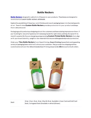 bottle neckers