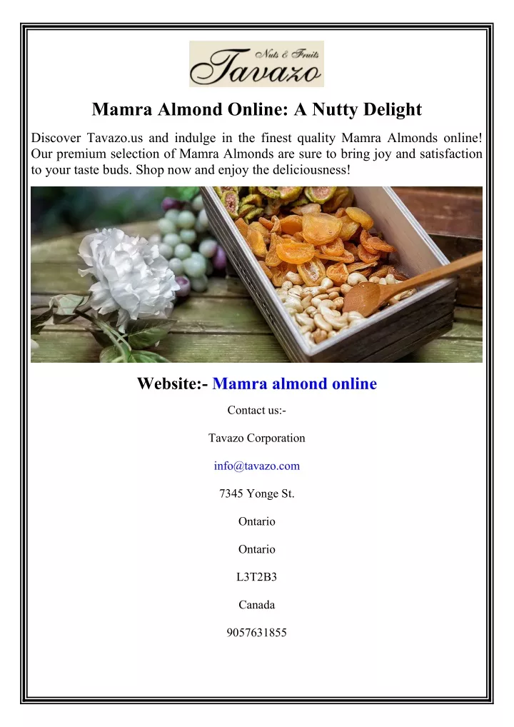 mamra almond online a nutty delight