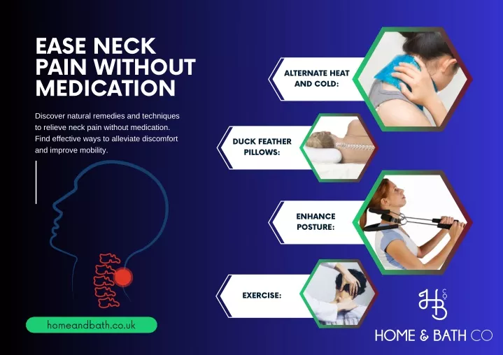 ease neck pain without medication