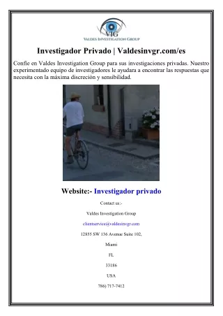 Investigador Privado Valdesinvgr.com es