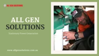 All gen solution stationary power generation