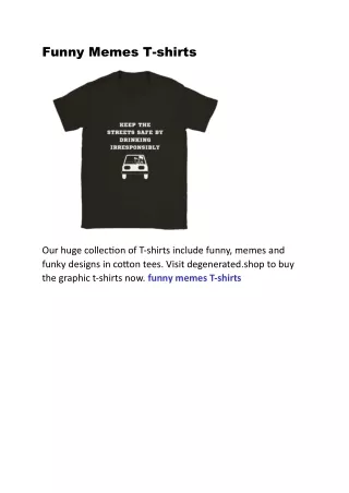 funny memes T-shirts