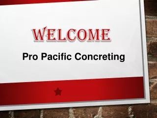 welcome