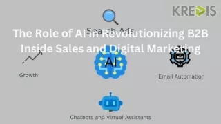 The Role of AI in Revolutionizing B2B Inside Sales and Digital Marketing