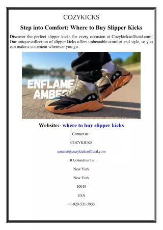 step into comfort where to buy slipper kicks