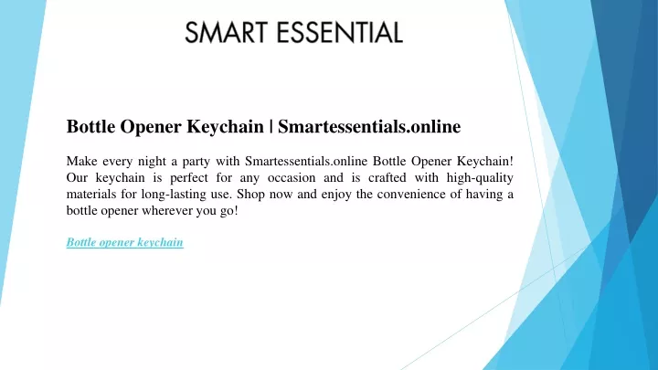 bottle opener keychain smartessentials online