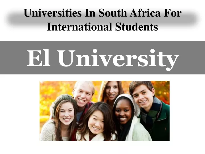 universities in south africa for international students