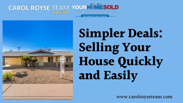 simpler deals selling your house quickly