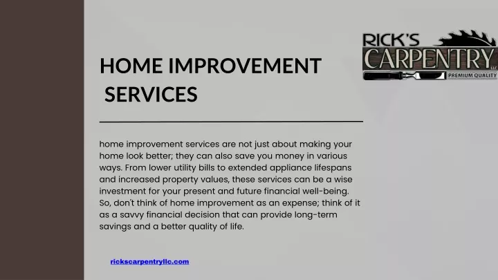 home improvement services