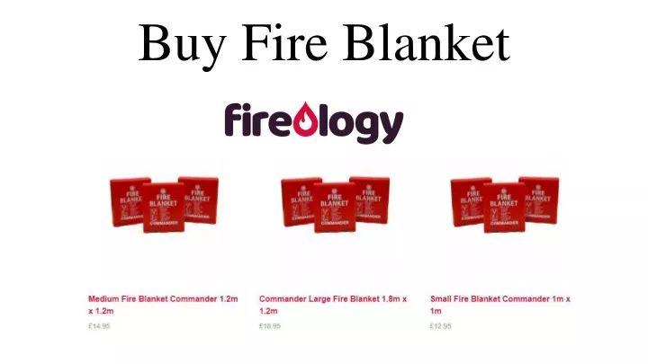 buy fire blanket