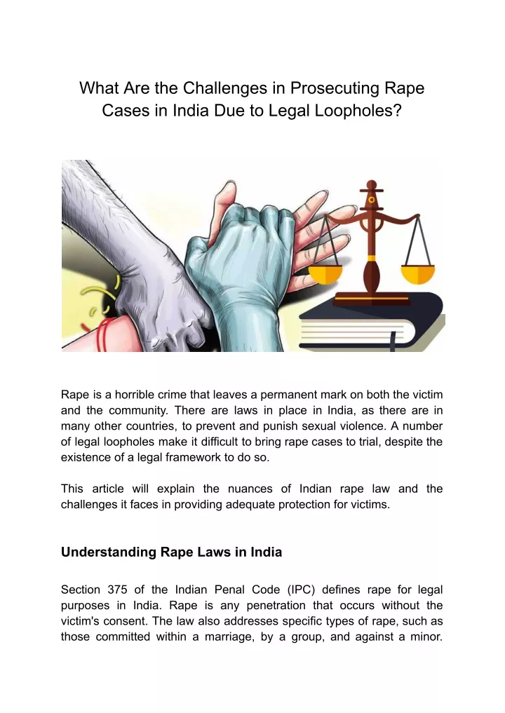 what are the challenges in prosecuting rape cases