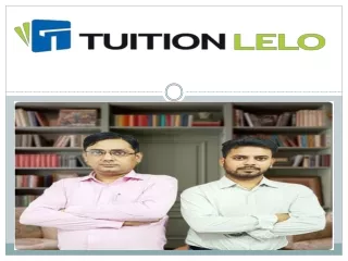Tuition Lelo ppt