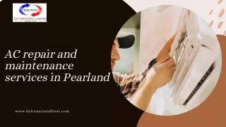 AC repair and maintenance services in Pearland | Dalton Air Conditioning