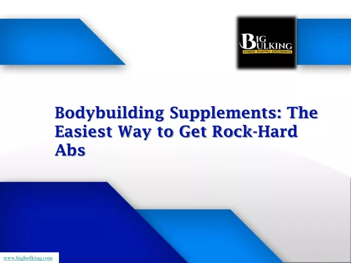 bodybuilding supplements the easiest
