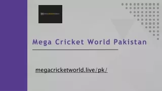 Mega Cricket World