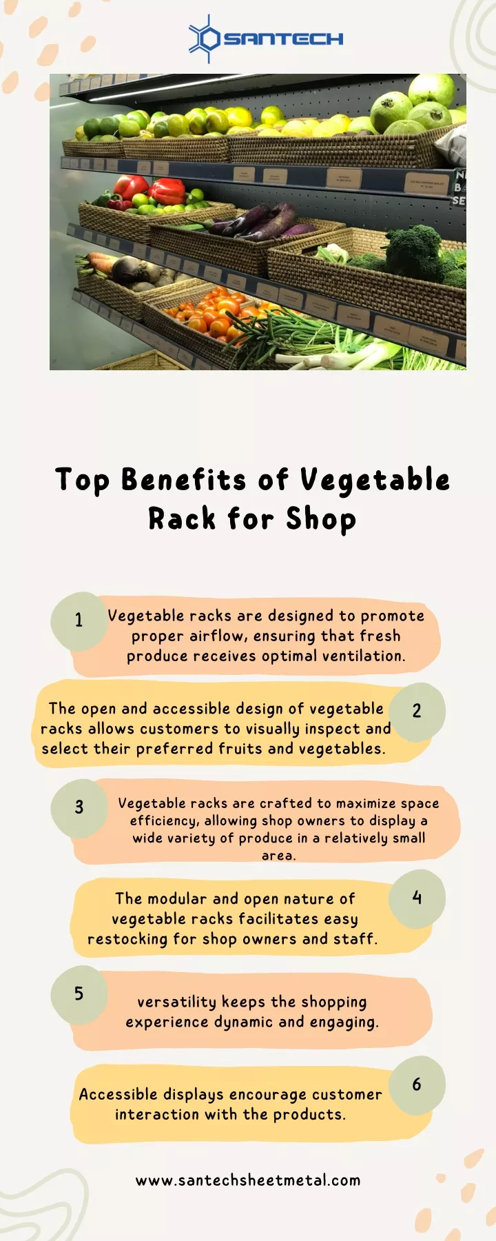 top benefits of vegetable rack for shop