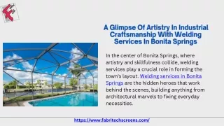 Welding Services in Bonita Springs | Expert Metal Fabrication