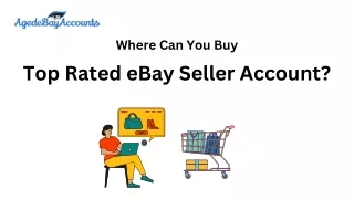 Where Can You Buy Top Rated eBay Seller Account