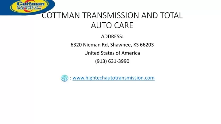 cottman transmission and total auto care