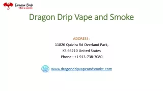 dragon drip vape and smoke