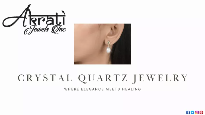 crystal quartz j ewelry