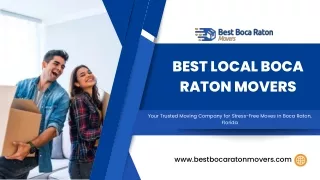 Best Local Boca Raton Movers