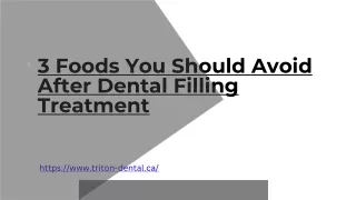 3 foods you should avoid after dental filling treatment