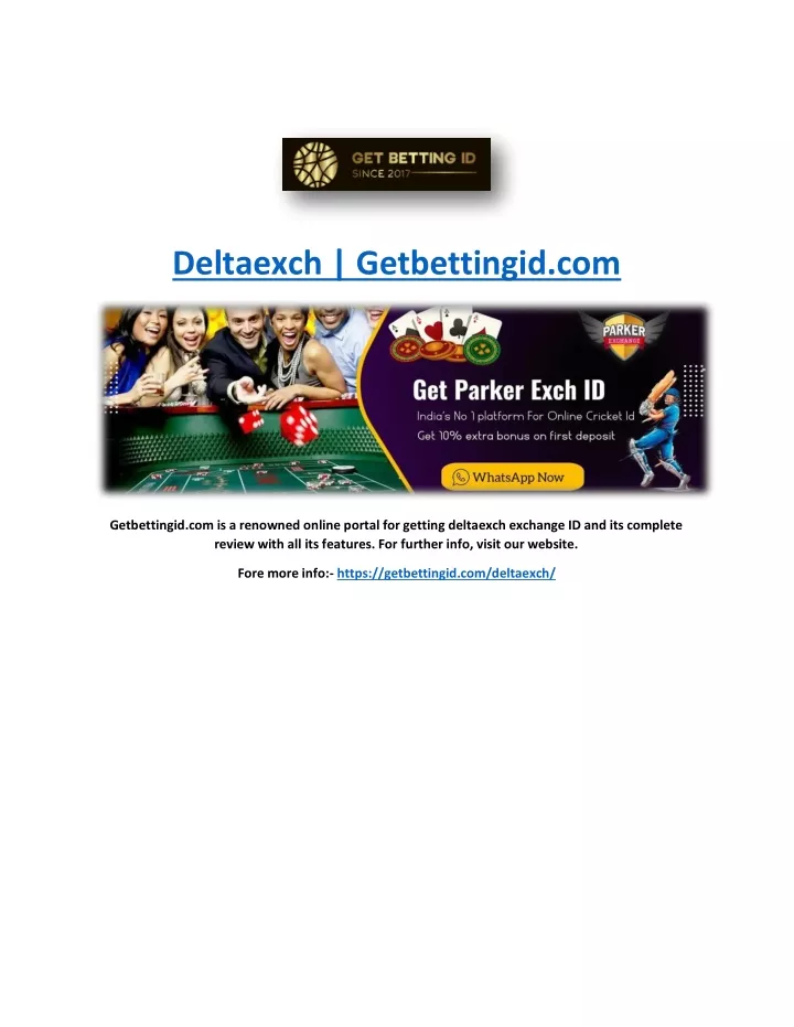 deltaexch getbettingid com