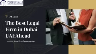 The Best Legal Firm in Dubai - UAEAhead