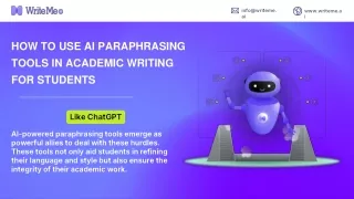 how to use ai paraphrasing tools in academic writing for students