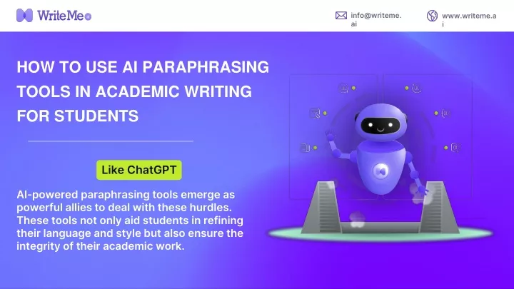 how to use ai paraphrasing tools in academic writing for students