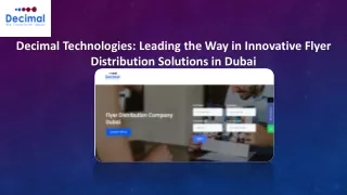 decimal technologies leading