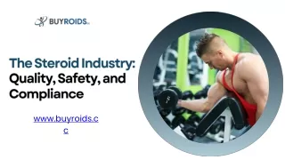 The Steroid Industry Quality, Safety, and Compliance