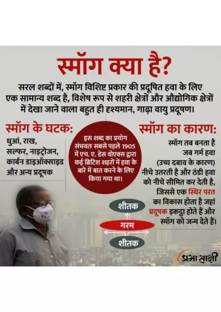 What is smog? Its components and causes