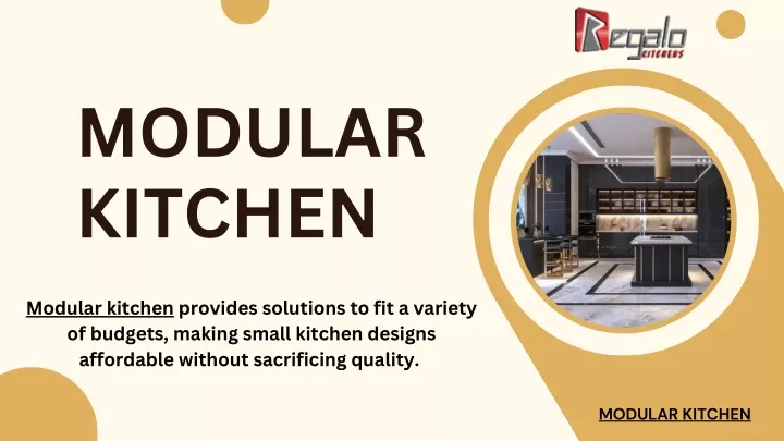 modular kitchen