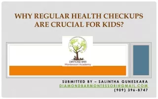 Why regular health checkups are crucial for kids