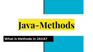 Java-Methods