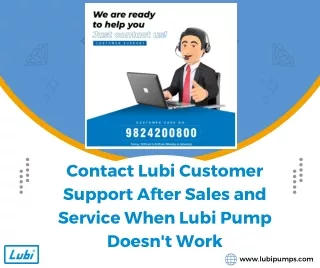 Contact Lubi Customer Support After Sales and Service