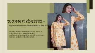 women dresses -Buy women Dresses Online in India at Best Price