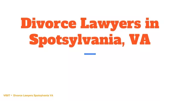 divorce lawyers in spotsylvania va